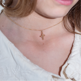 Pendentif Croix Célestine