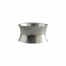 Rond de serviette bapteme Evasé uni