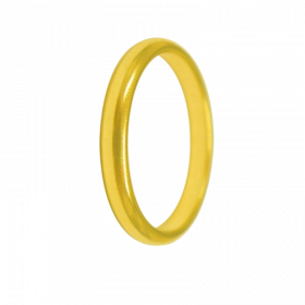 Alliance jonc parisien confort or jaune