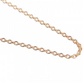 Chaîne bapteme 9carats forçat rond