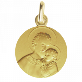 Medaille bapteme Portrait de Saint Joseph Protecteur