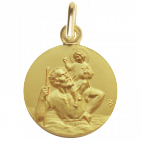 Medaille bapteme Saint Christophe - Porteur du Christ