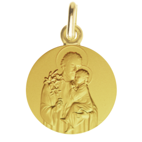medaille de bapteme saint joseph protecteur laudate