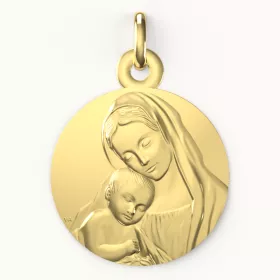 Médaille de baptême Mère...