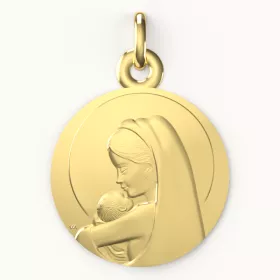 Médaille de baptême  Mère...