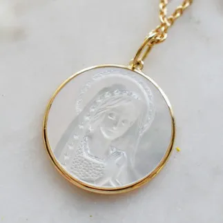 Médaille de baptême Vierge...