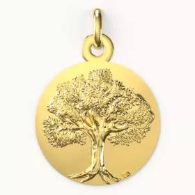 Médaille de baptême Arbre...