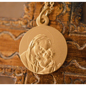 Médaille de baptême Reine des Cieux