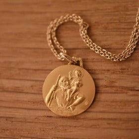 Medaille bapteme Saint Christophe - Porteur du Christ