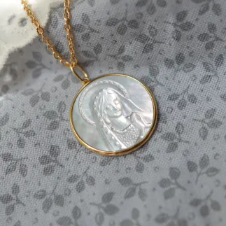 Médaille de baptême Vierge...