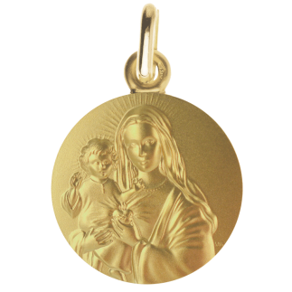 notre dame du scré coeur medaille de bapteme laudate